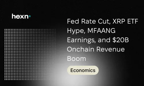 Crypto Market Weekly: Fed Rate Cut, XRP ETF Hype, MFAANG Earnings, and $20B Onchain Revenue Boom